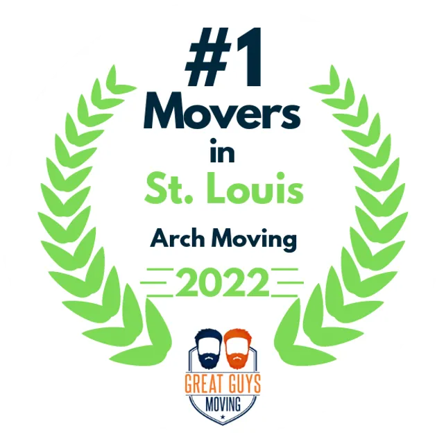 #1 Ranked Movers in St. Louis, MO 2022 award