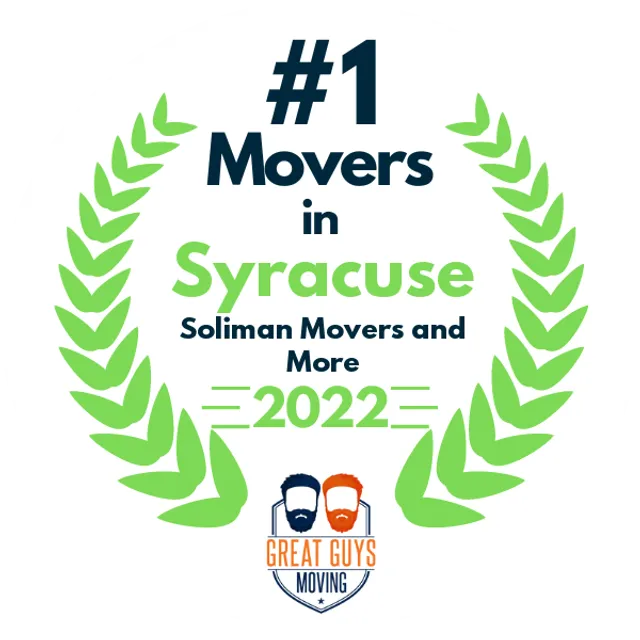 #1 Ranked Movers in Rochester, NY 2022 award