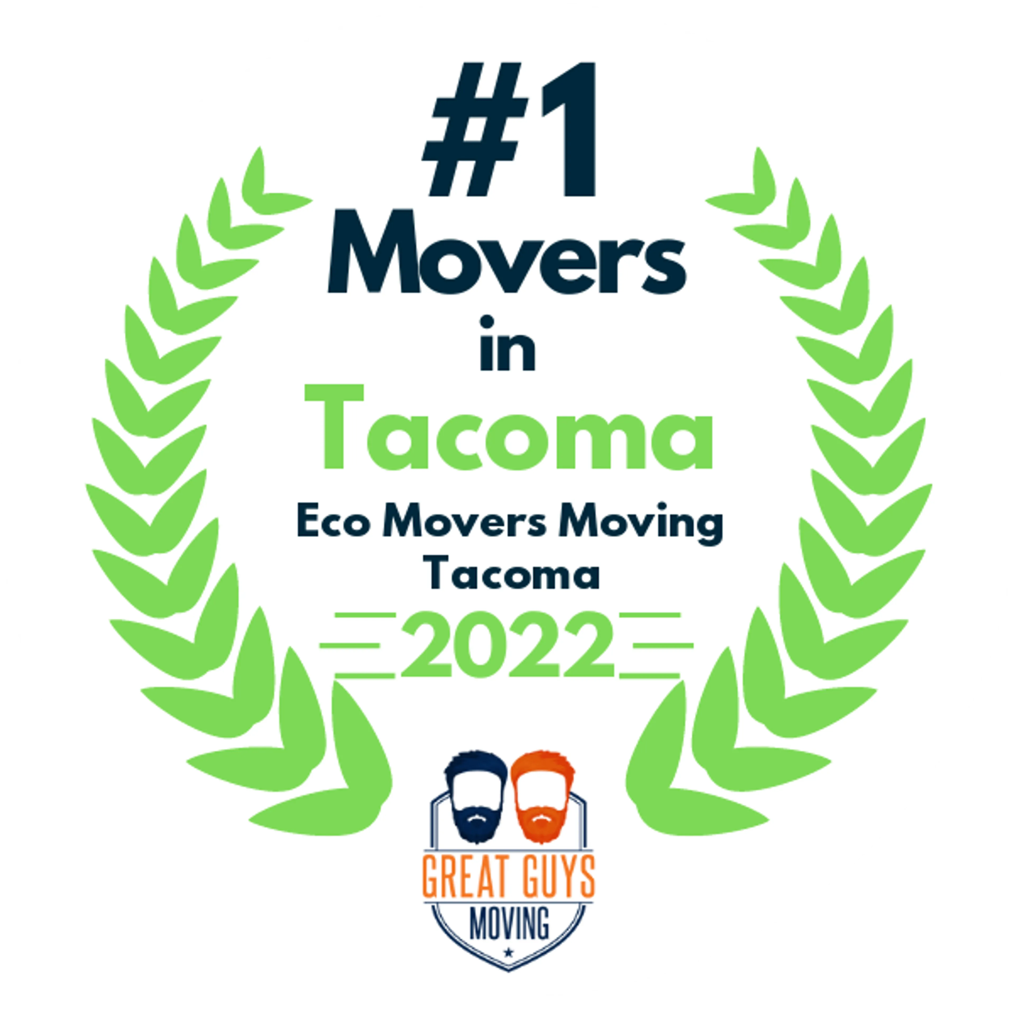 #1 Ranked Movers in Tacoma, WA 2022 award