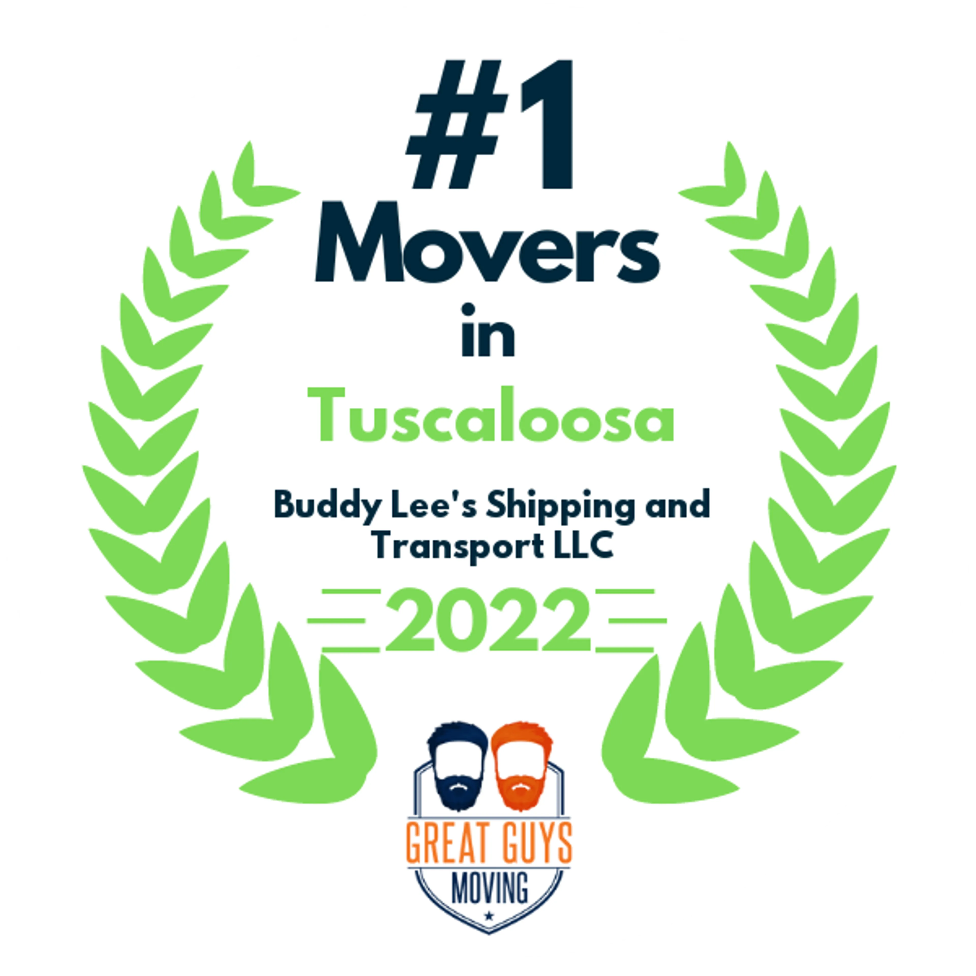 #1 Ranked Movers in Birmingham, AL 2022 award