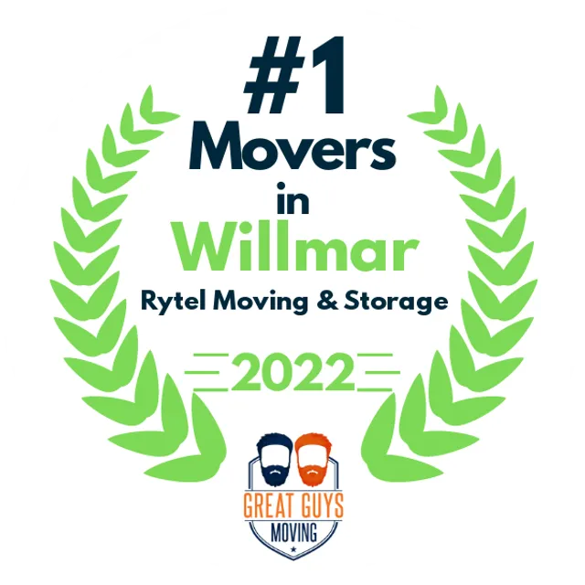 #1 Ranked Movers in Willmar, MN 2022 award