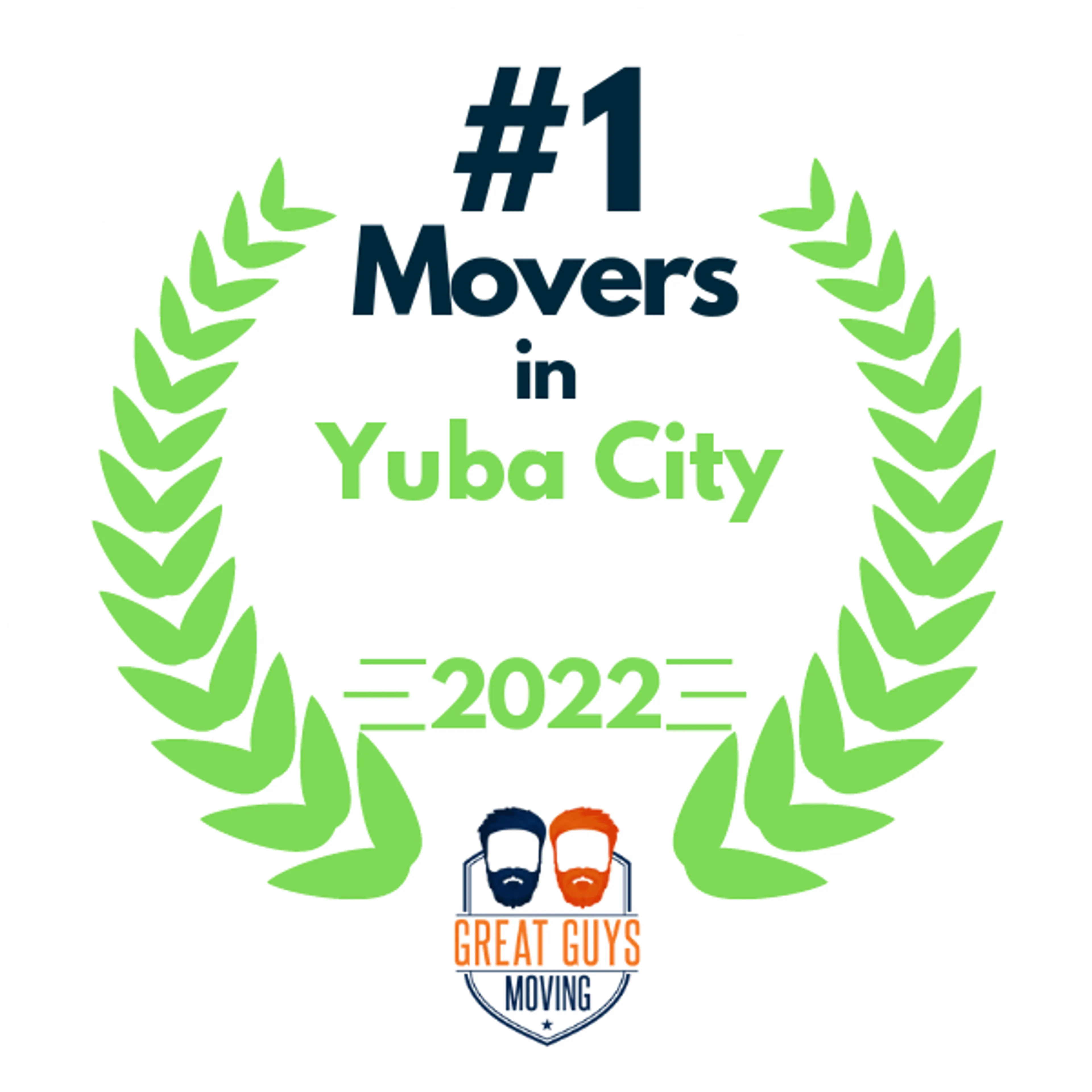 #1 Ranked Movers in Sacramento, CA 2022 award