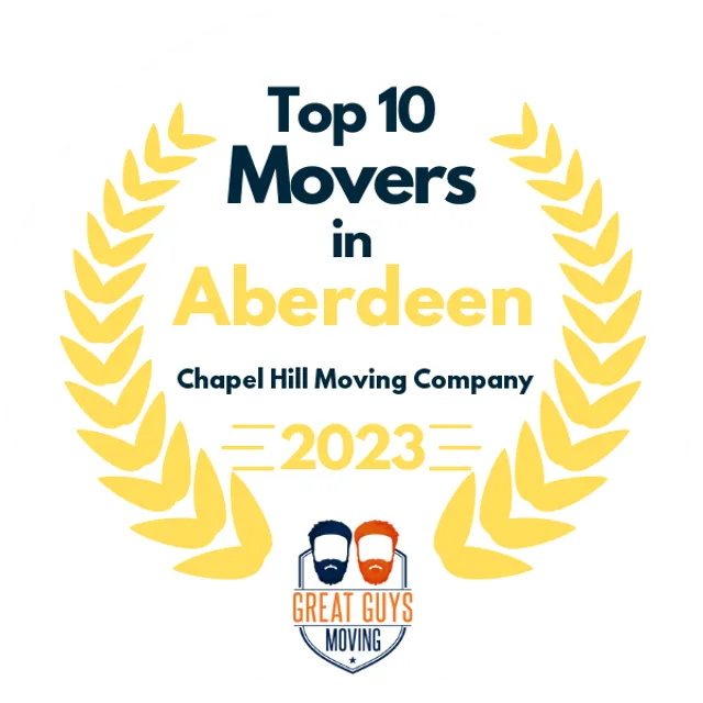 Top 10 Movers in Durham, NC 2023 award