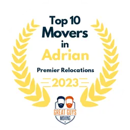 top 10 ranked movers in adrian 2023 premier relocations image