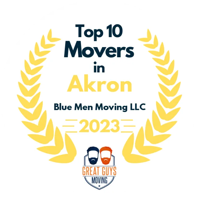 Top 10 Movers in Akron, OH 2023 award