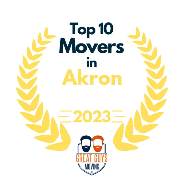 Top 10 Movers in Akron, OH 2023 award