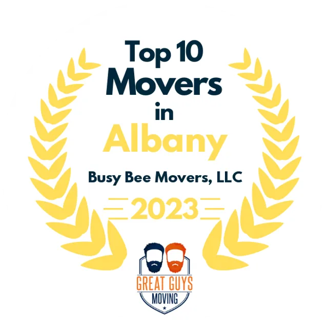 Top 10 Movers in Albany, NY 2023 award