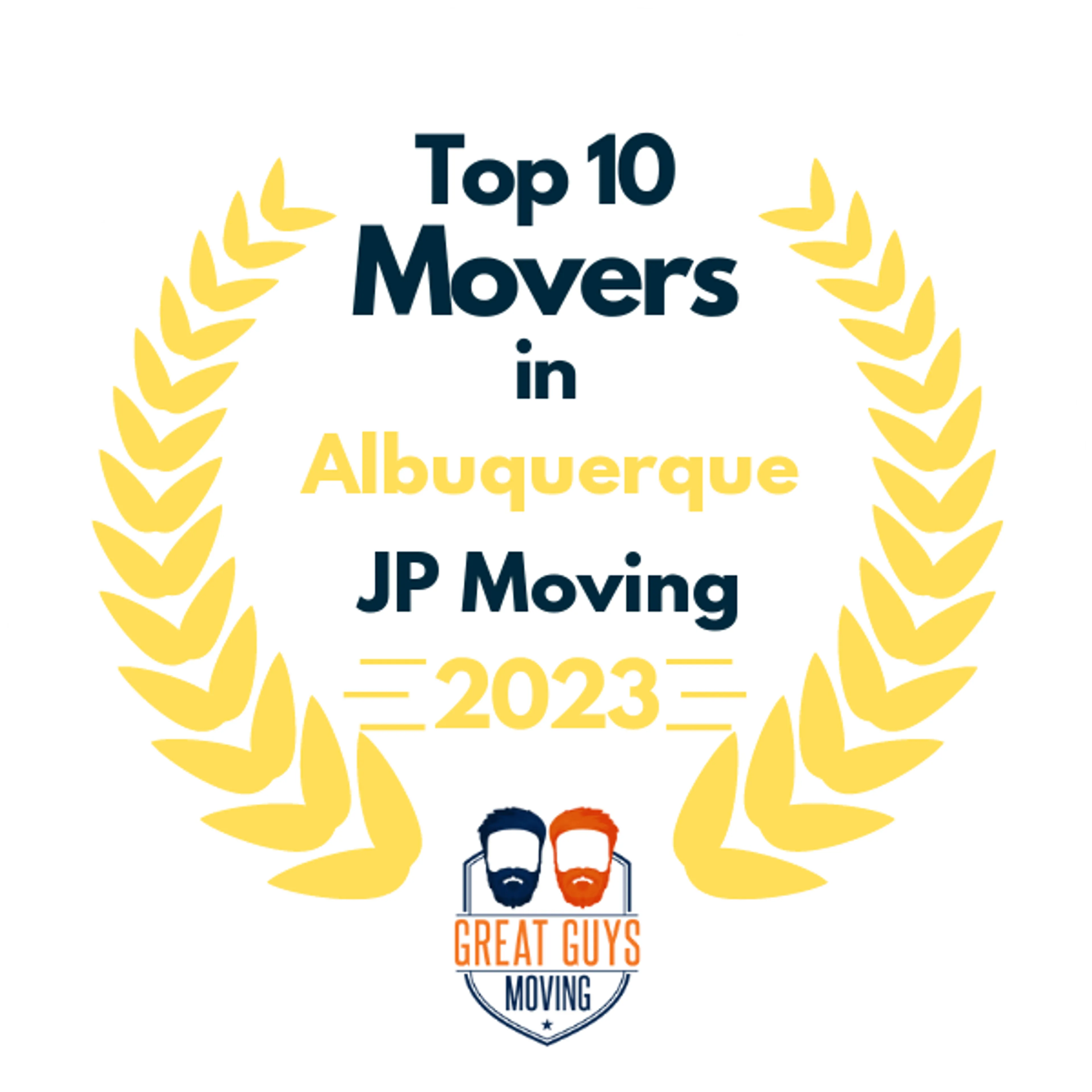 Top 10 Movers in Albuquerque, NM 2023 award