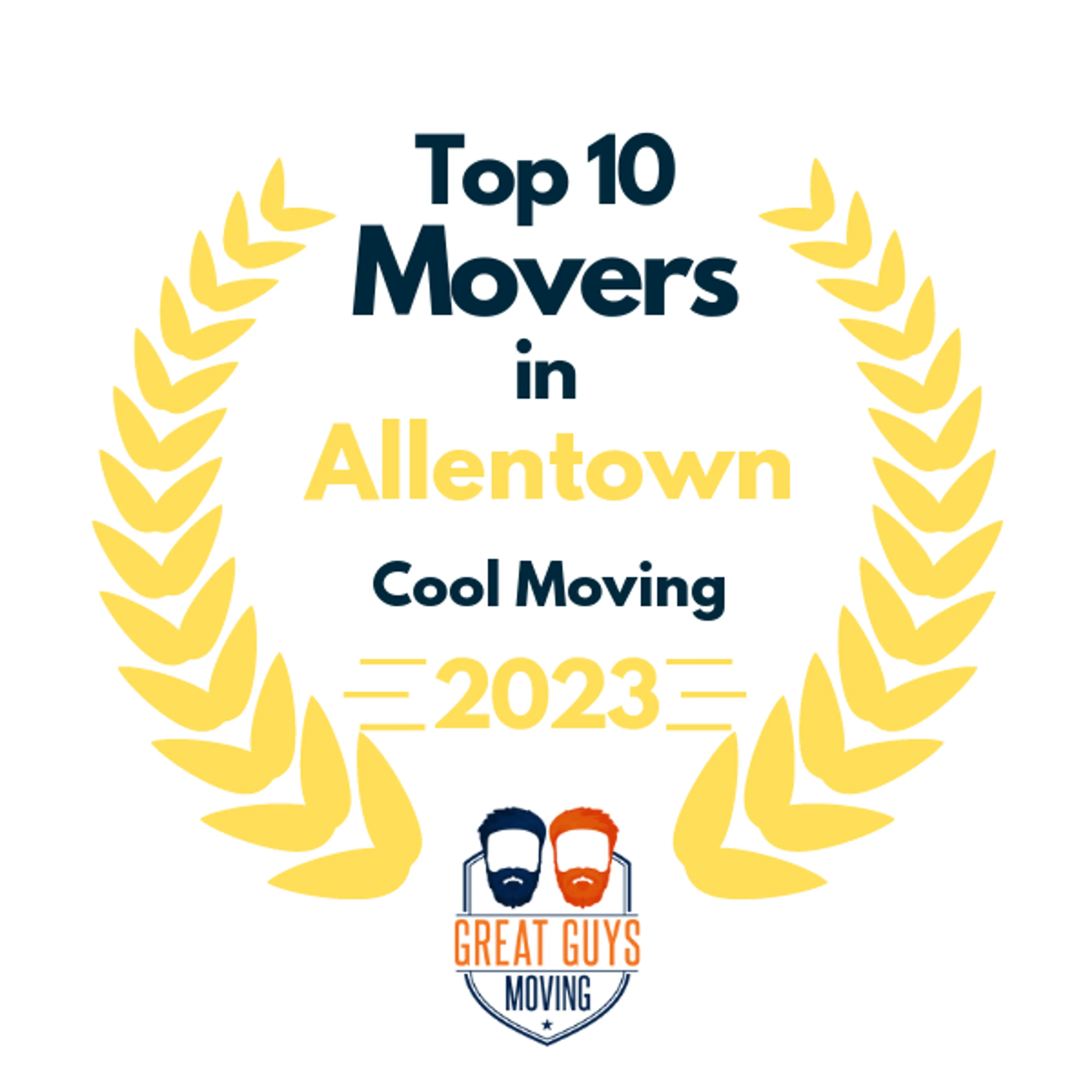 Top 10 Movers in Philadelphia, PA 2023 award