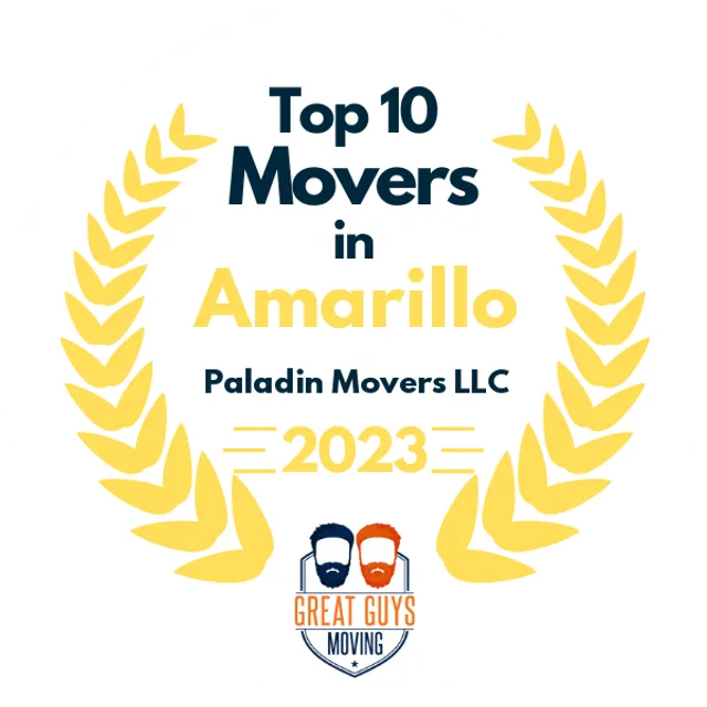 Top 10 Movers in Amarillo, TX 2023 award