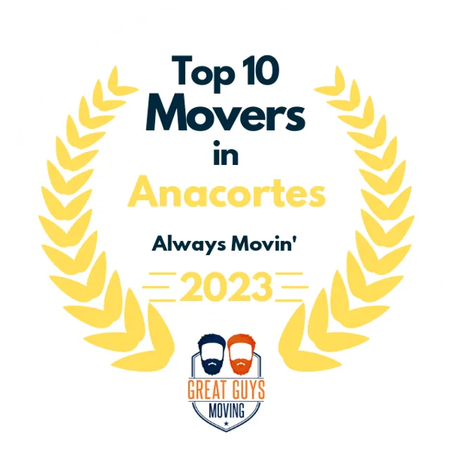 Top 10 Movers in Seattle, WA 2023 award