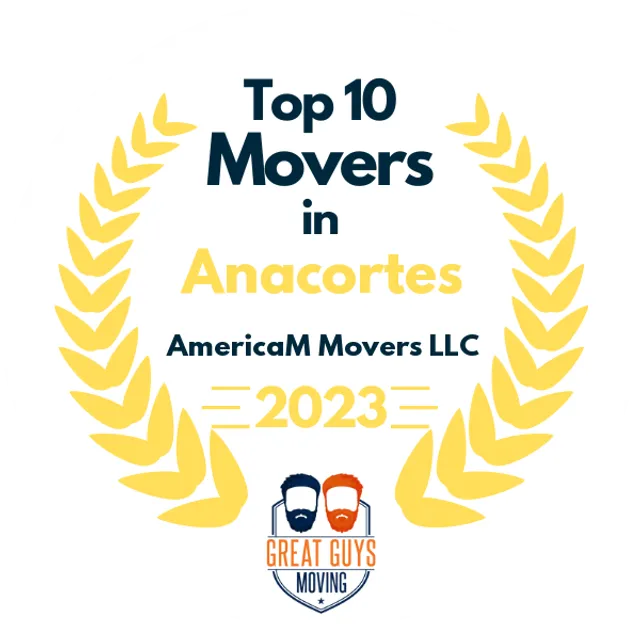 Top 10 Movers in Everett, WA 2023 award