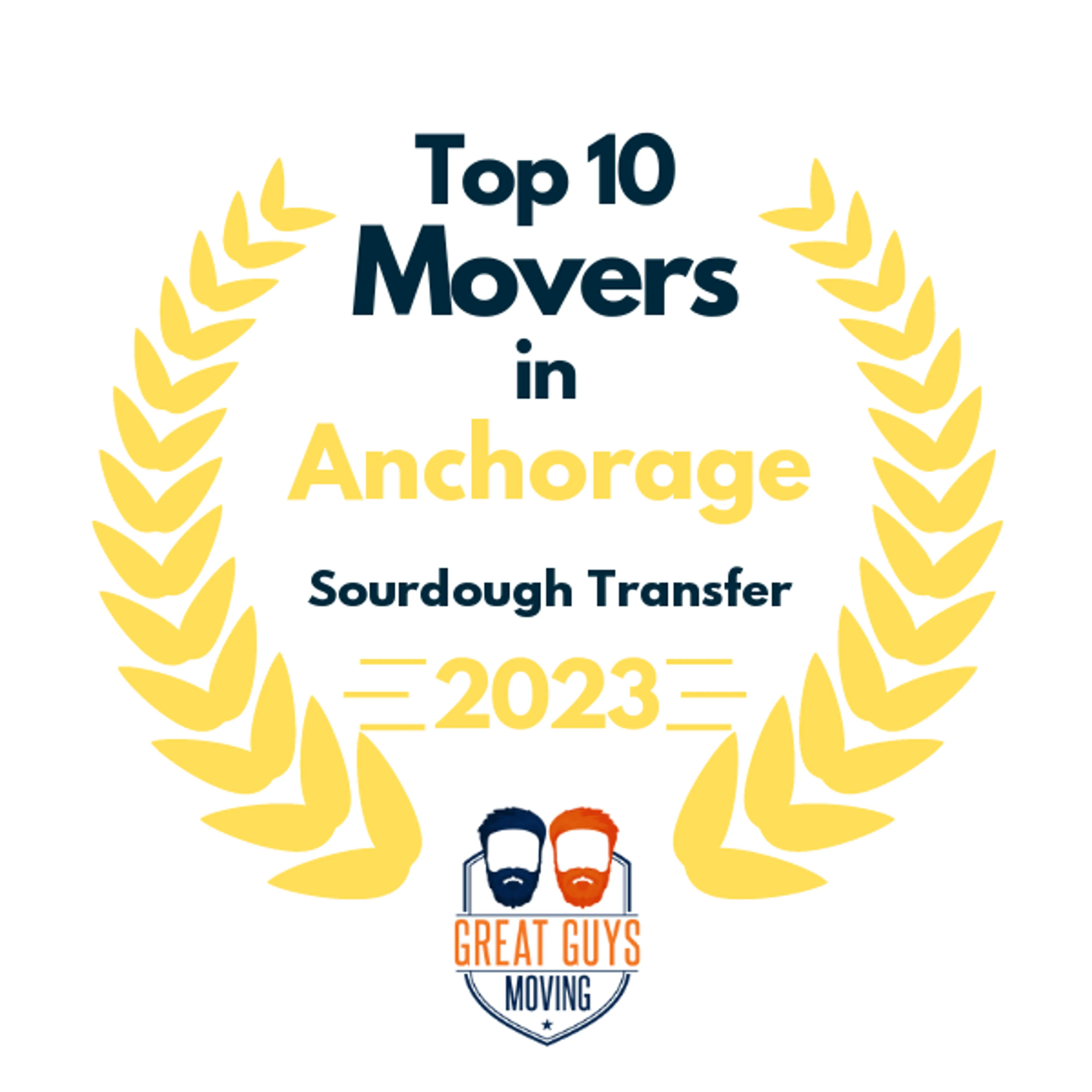 Top 10 Movers in Anchorage, AK 2023 award