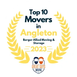 top 10 ranked movers in angleton 2023 berger allied moving storage image