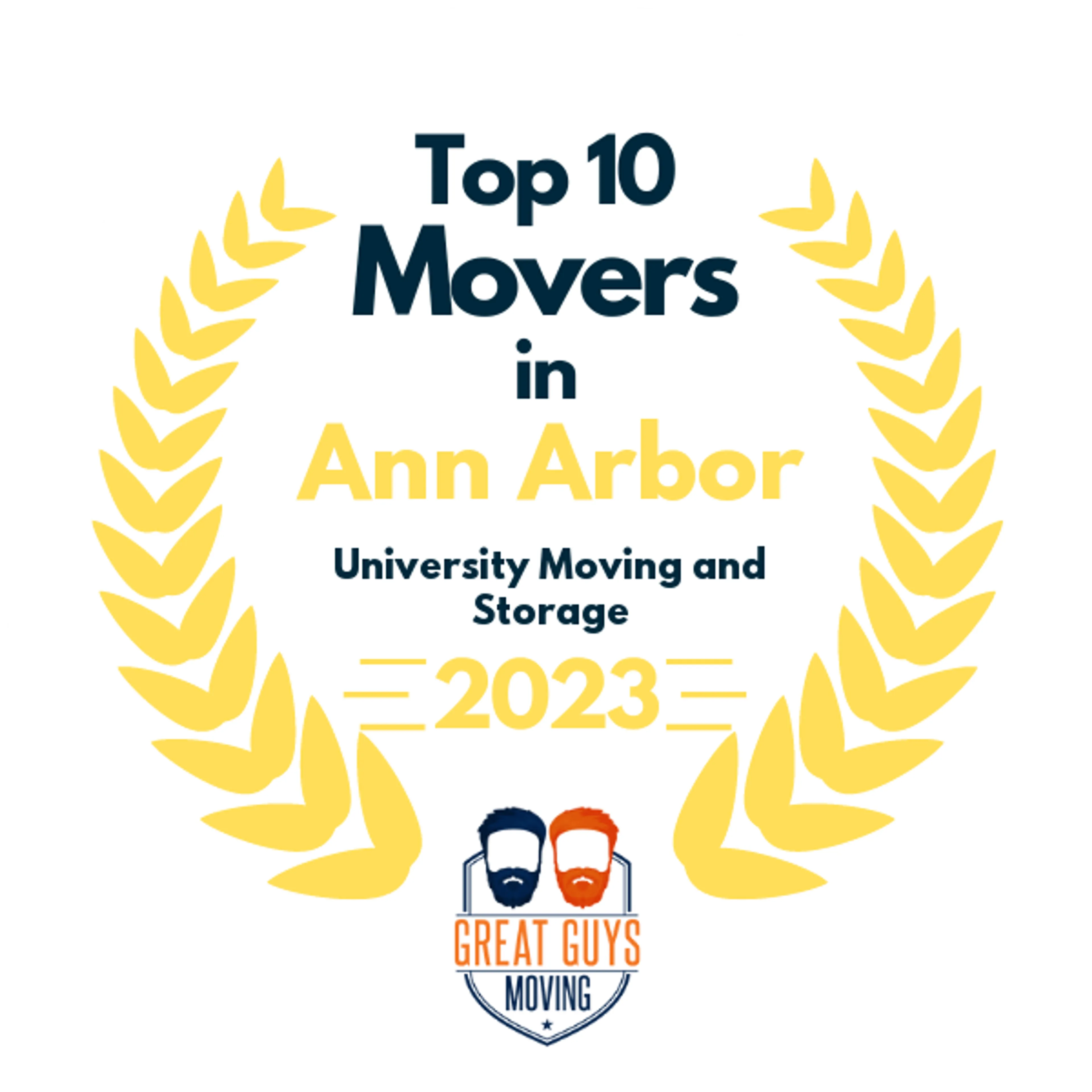 Top 10 Movers in Grand Rapids, MI 2023 award