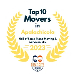 top 10 ranked movers in apalachicola 2023 hall of fame piano moving servicesllc image