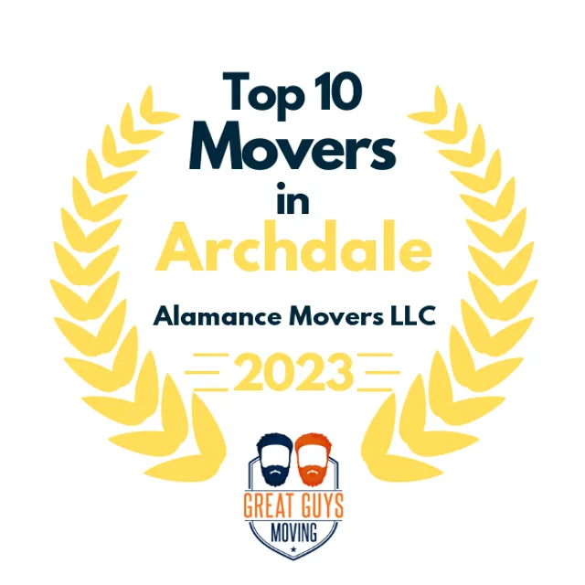 Top 10 Movers in Greensboro, NC 2023 award