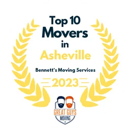 top 10 ranked movers in asheville 2023 bennetts moving services image