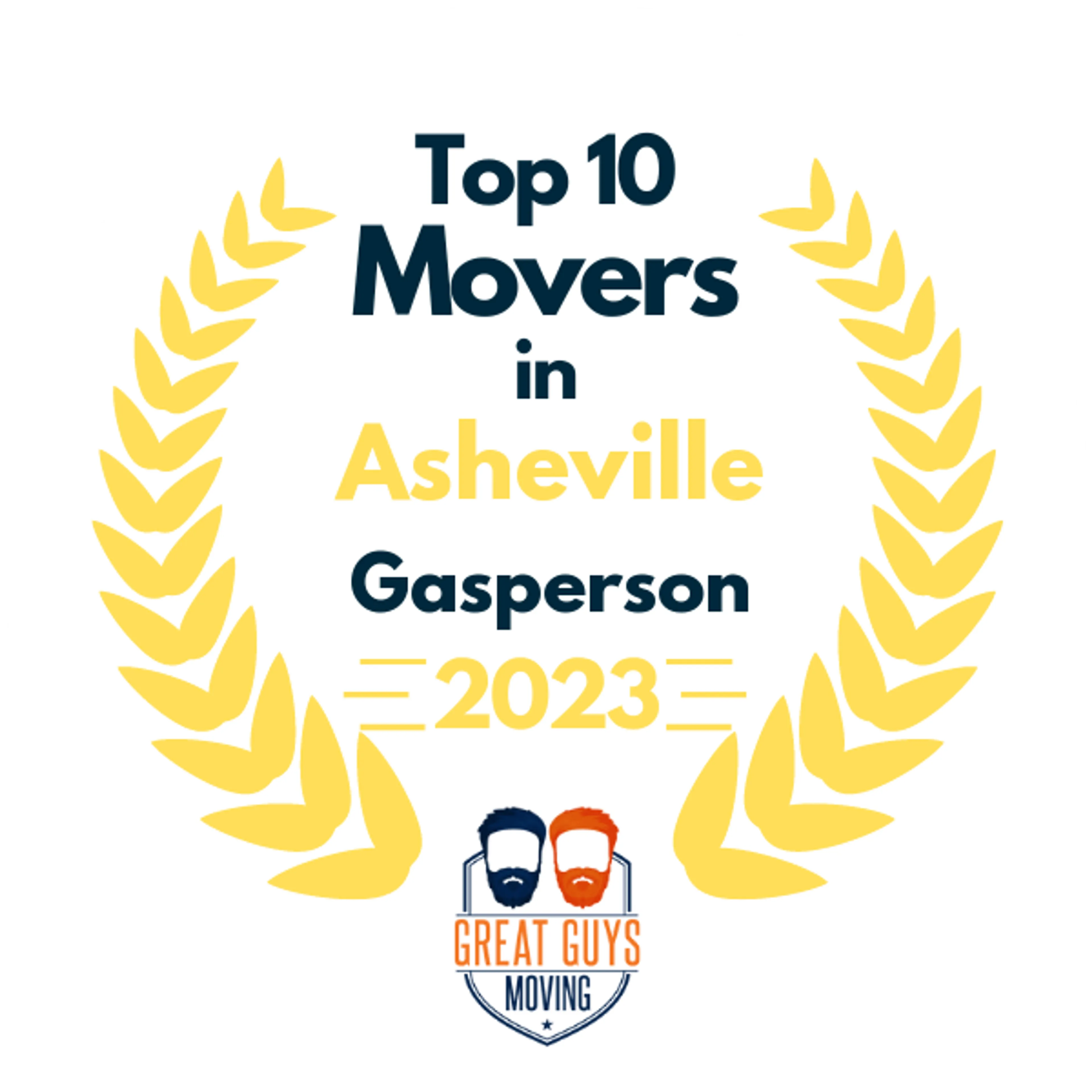 Top 10 Movers in Asheville, NC 2023 award
