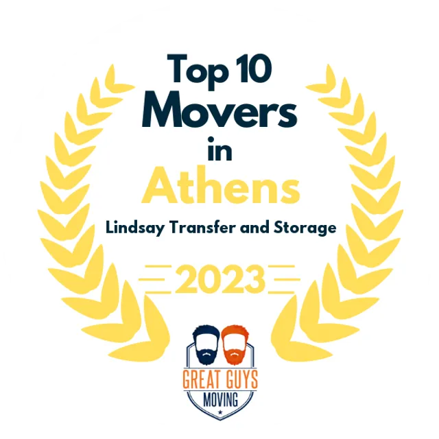 Top 10 Movers in Athens, GA 2023 award