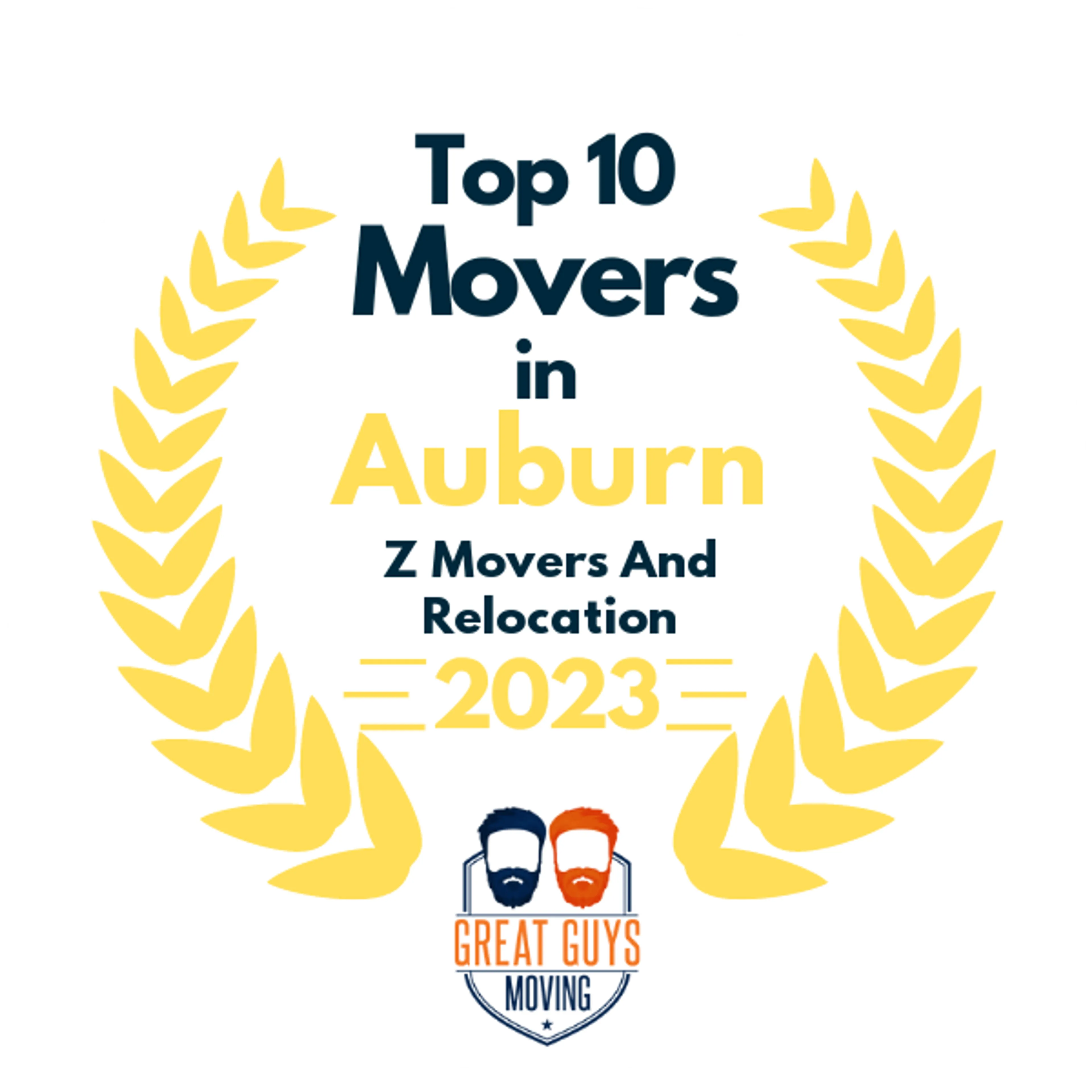 Top 10 Movers in Arlington Heights, IL 2023 award