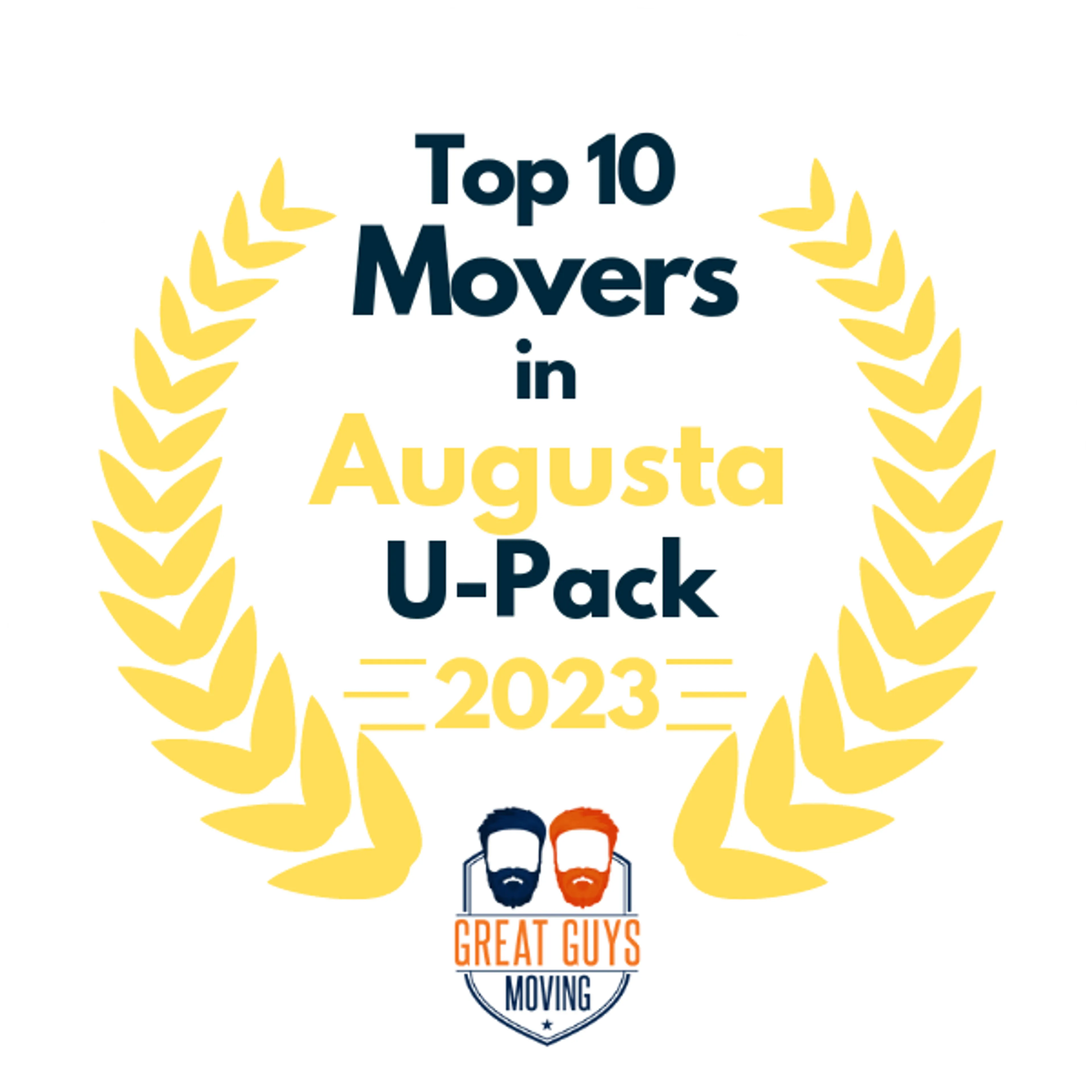 Top 10 Movers in Augusta, GA 2023 award