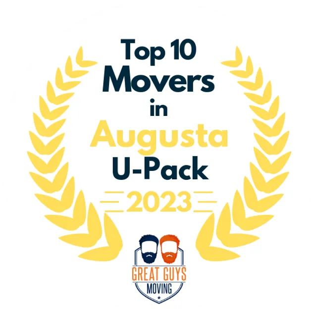 Top 10 Movers in Augusta, GA 2023 award