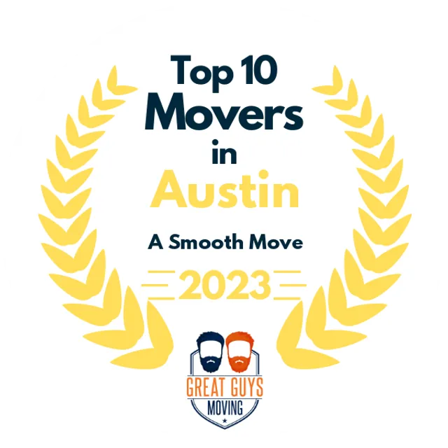 Top 10 Movers in Austin, MN 2023 award