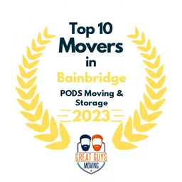 top 10 ranked movers in bainbridge 2023 pods moving storage image