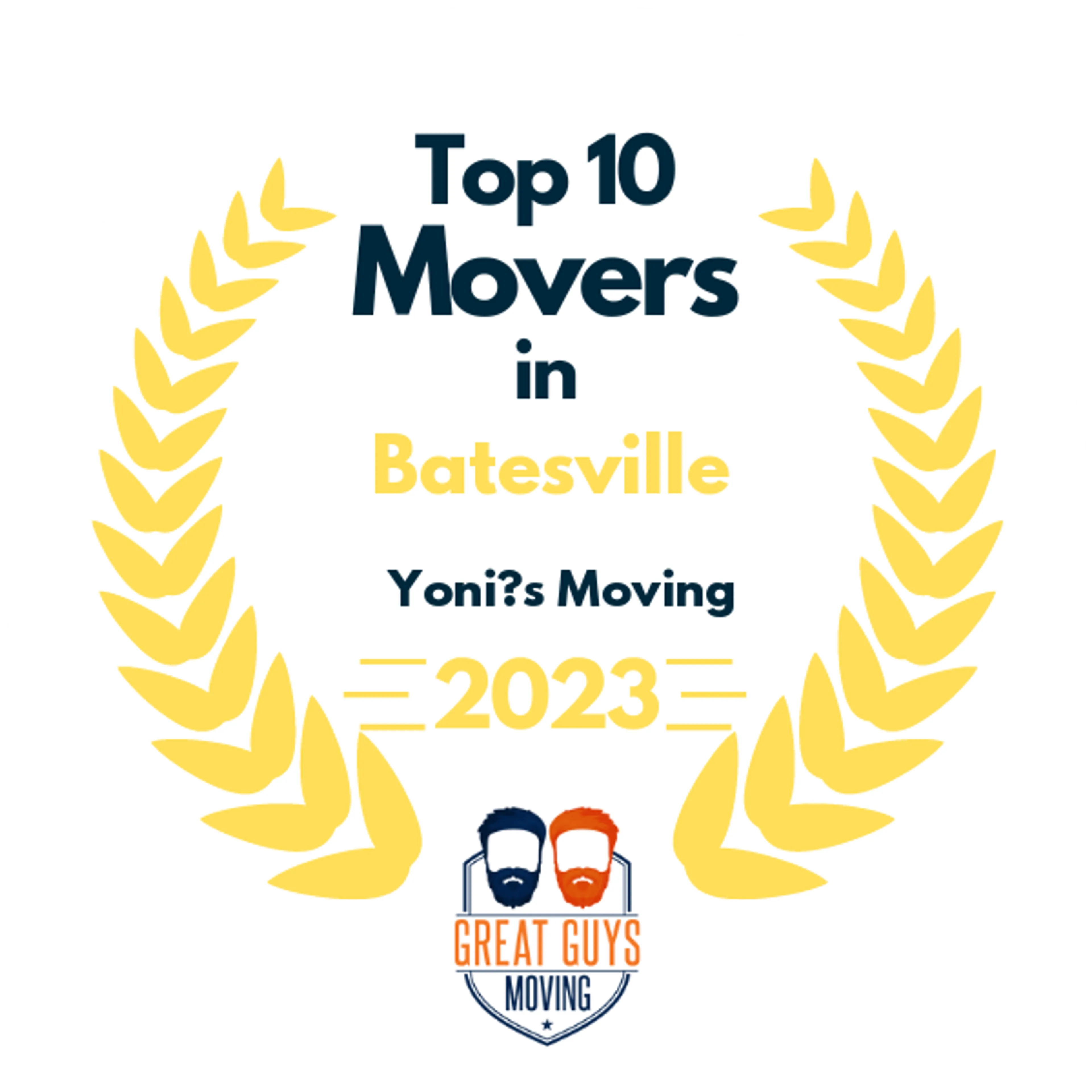 Top 10 Movers in Charlottesville, VA 2023 award