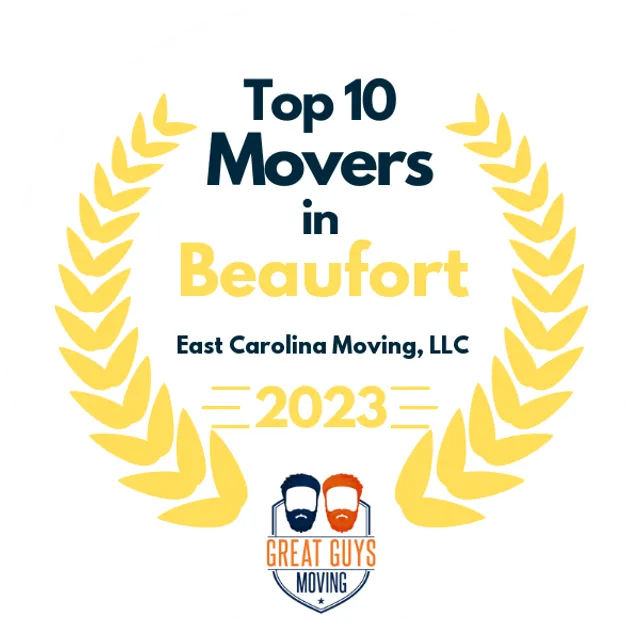 Top 10 Movers in Jacksonville, NC 2023 award