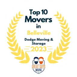 top 10 ranked movers in belleville 2023 dodge moving storage image