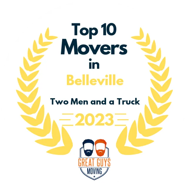 Top 10 Movers in Belleville, IL 2023 award