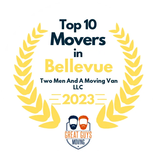 Top 10 Movers in Bellevue, WA 2023 award