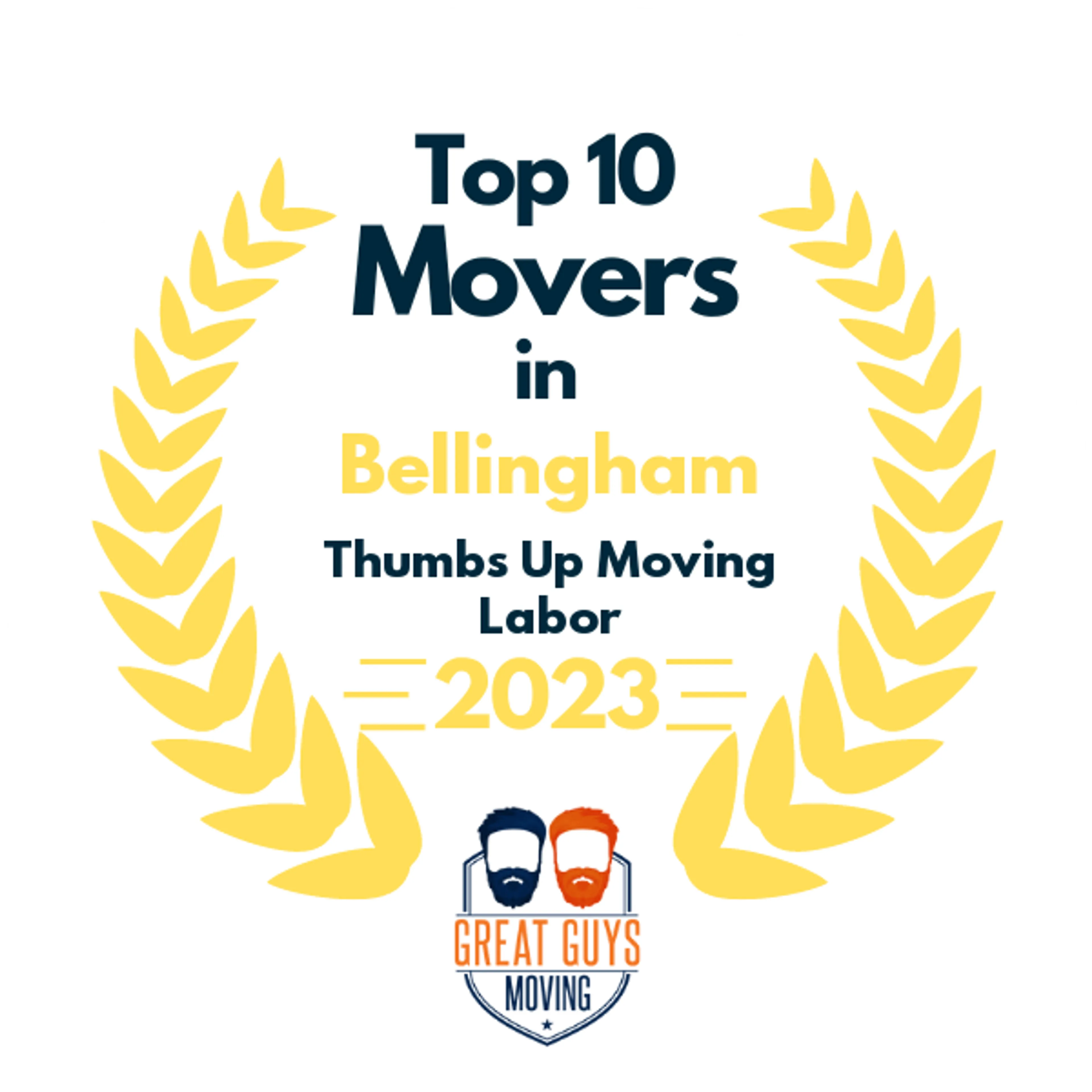 Top 10 Movers in Vancouver, WA 2023 award