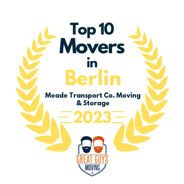 Top 10 Movers in Quincy, MA 2023 award