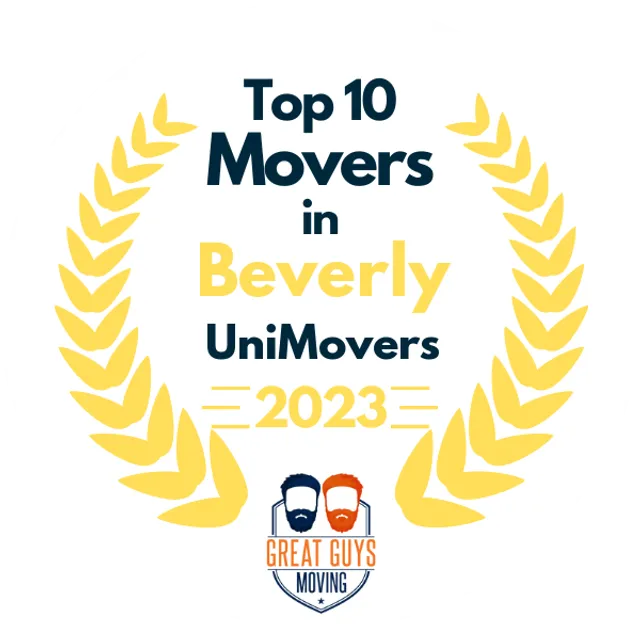 Top 10 Movers in Lynn, MA 2023 award