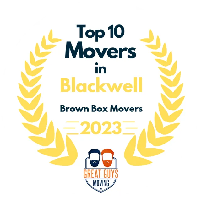 Top 10 Movers in Oklahoma City, OK 2023 award