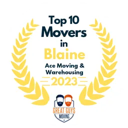 top 10 ranked movers in blaine 2023 ace moving warehousing image