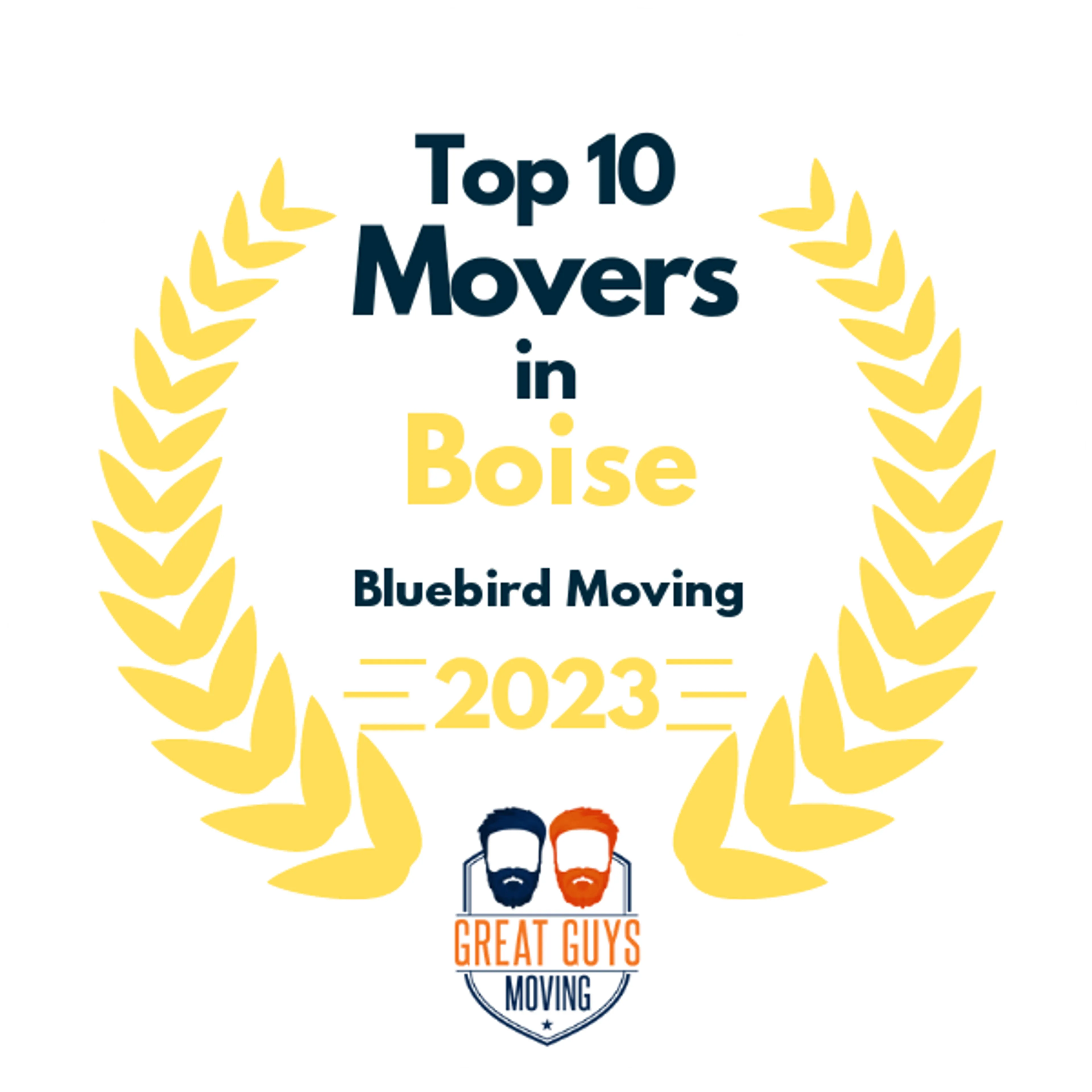 Top 10 Movers in Boise, ID 2023 award