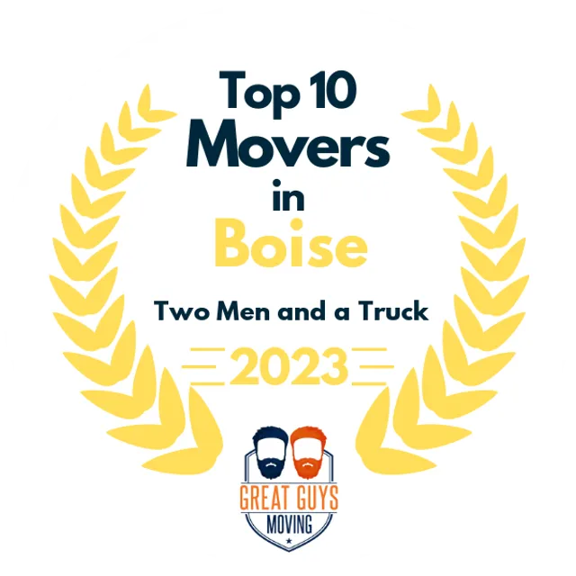 Top 10 Movers in Boise, ID 2023 award