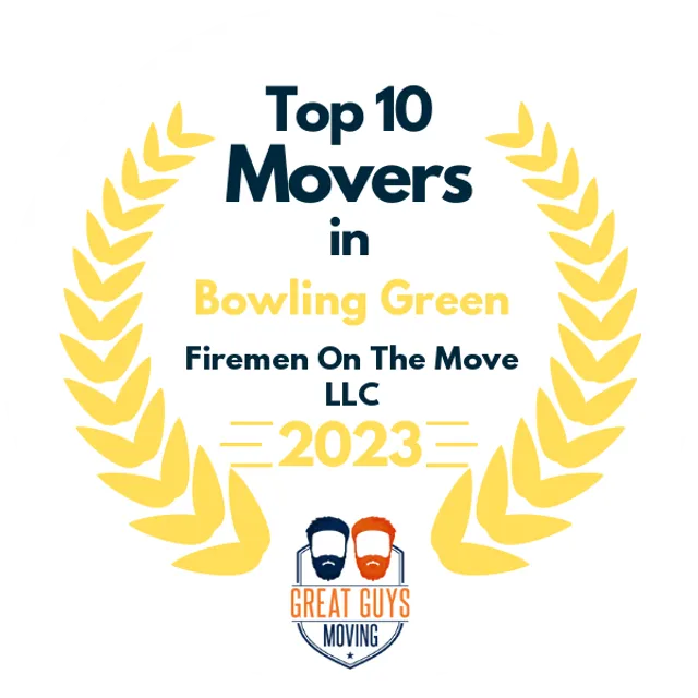 Top 10 Movers in Bowling Green, KY 2023 award