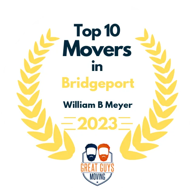 Top 10 Movers in Bridgeport, CT 2023 award