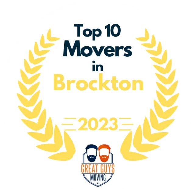 Top 10 Movers in Brockton, MA 2023 award