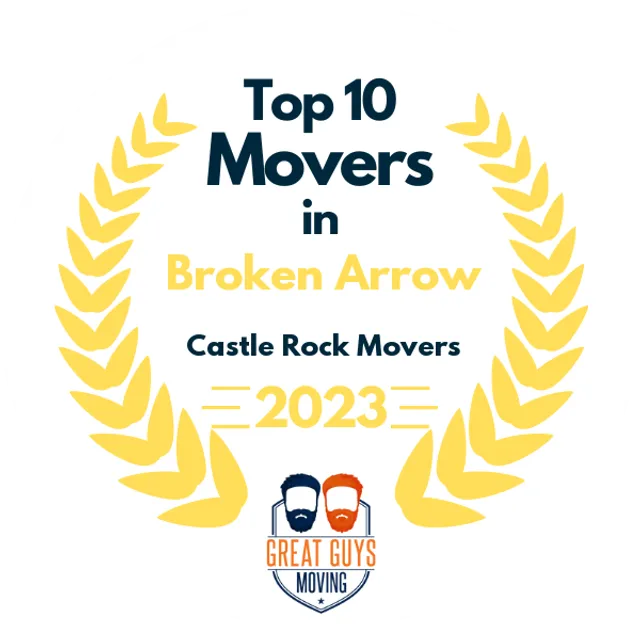 Top 10 Movers in Broken Arrow, OK 2023 award