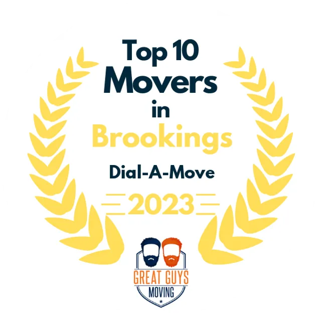 Top 10 Movers in Brookings, SD 2023 award