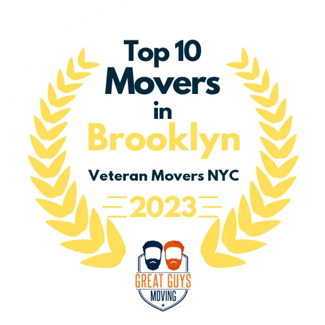 Top 10 Movers in New York City, NY 2023 award