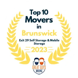 top 10 ranked movers in brunswick 2023 exit 29 self storage mobile storage image