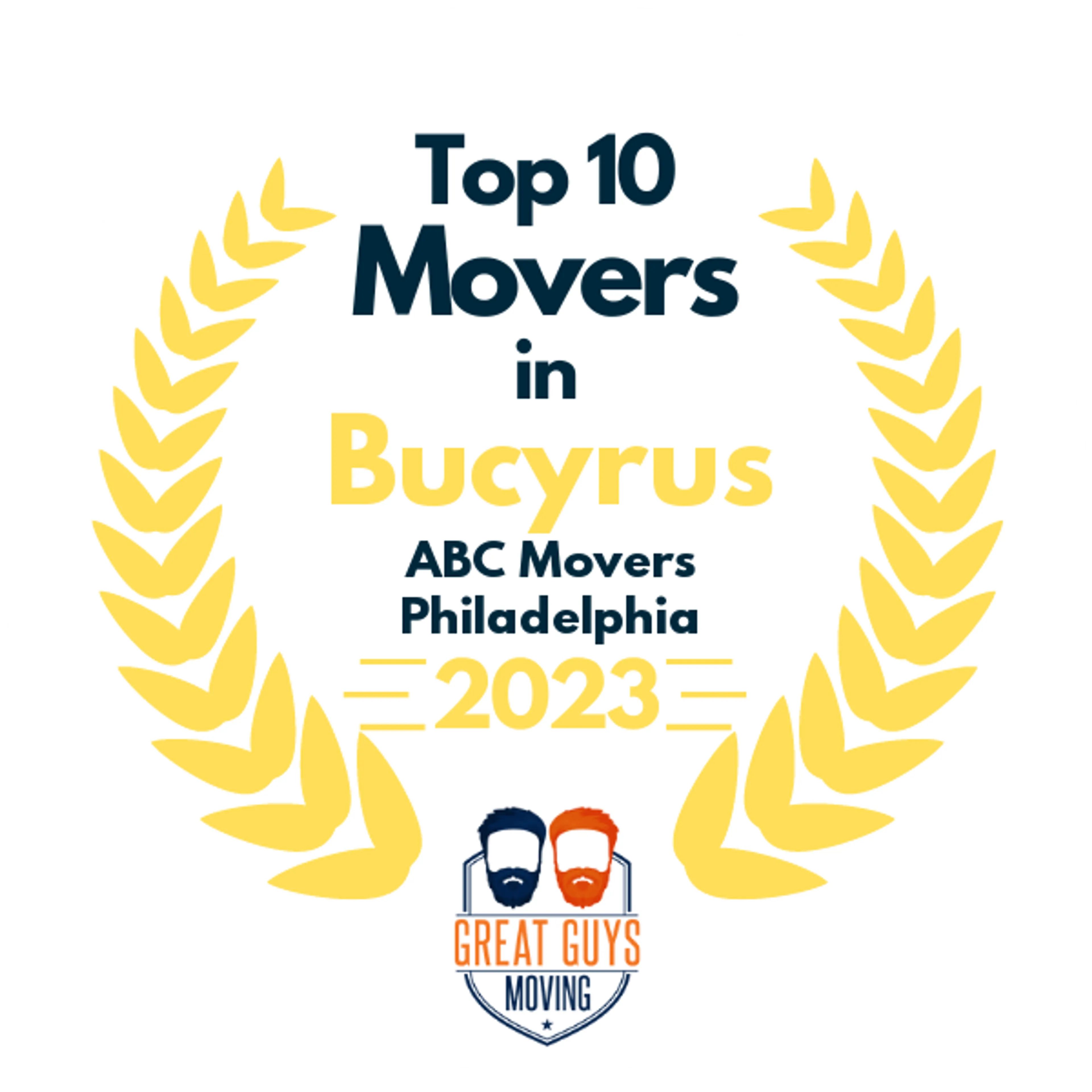 Top 10 Movers in Philadelphia, PA 2023 award