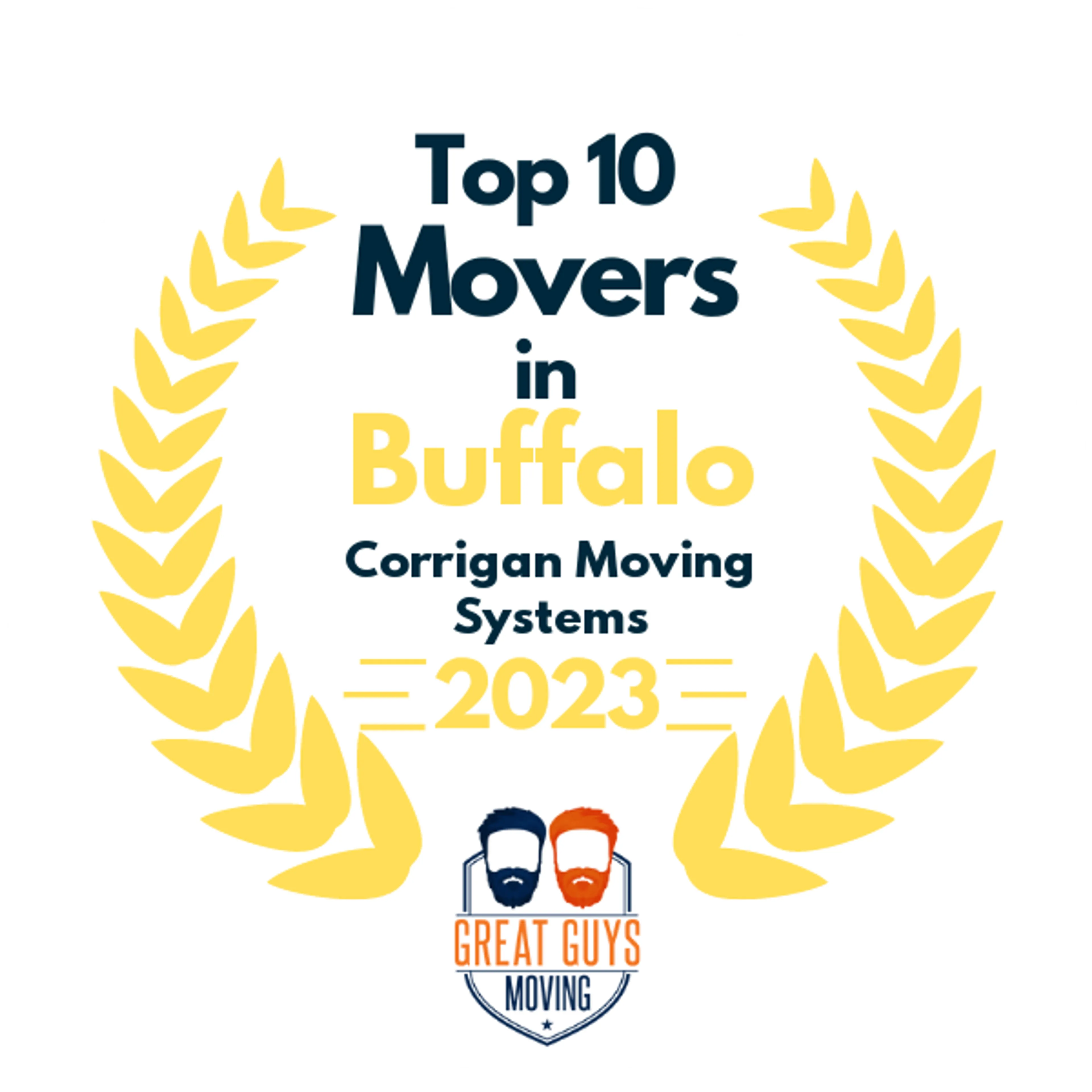 Top 10 Movers in Buffalo, NY 2023 award